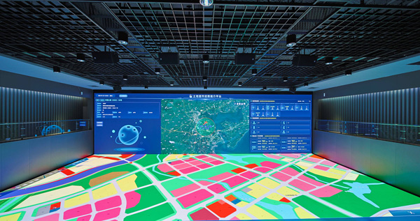 海南省整體計劃多媒體沙盤演示模子